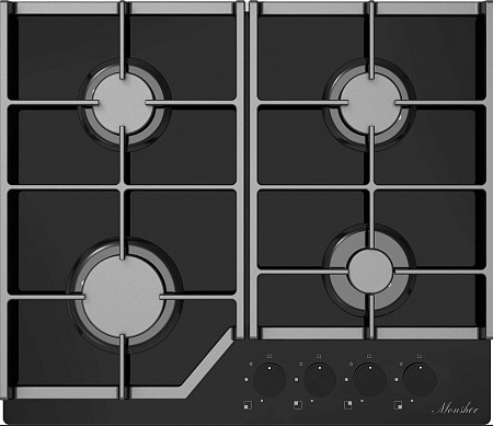 Поверхность газовая Monsher MGG 62 Noir