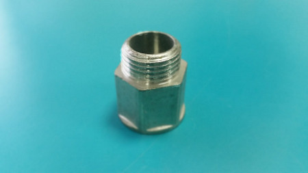 Гайка удлинительная 1/2" ВН L=20мм никель Stout