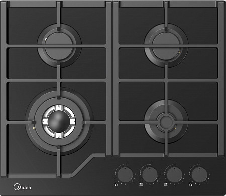 Поверхность газовая Midea MG693TGB Поверхность газовая Midea MG693TGB