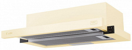 Вытяжка телескопическая LEX HUBBLE G 600 IVORY LIGHT Вытяжка телескопическая LEX HUBBLE G 600 IVORY LIGHT